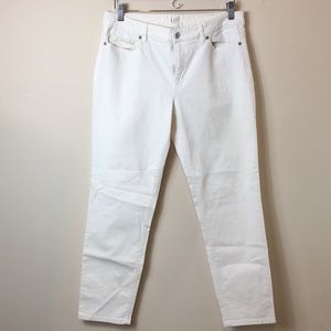 J.Jill White Jean Pants